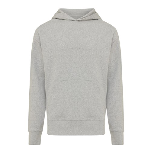 gris chiné IQONIQ Yoho Sudadera Capucha Relax Fit Algodón Reciclado