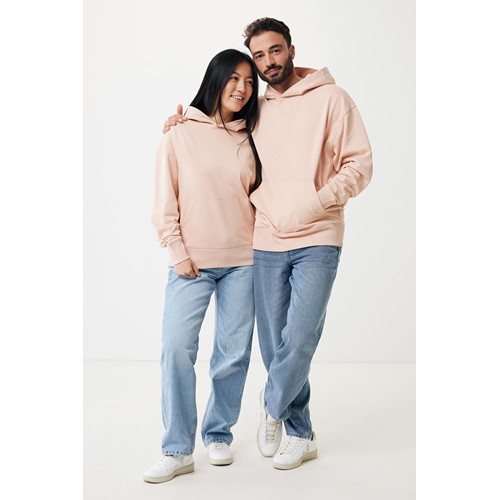 melocotón IQONIQ Yoho Sudadera Capucha Relax Fit Algodón Reciclado