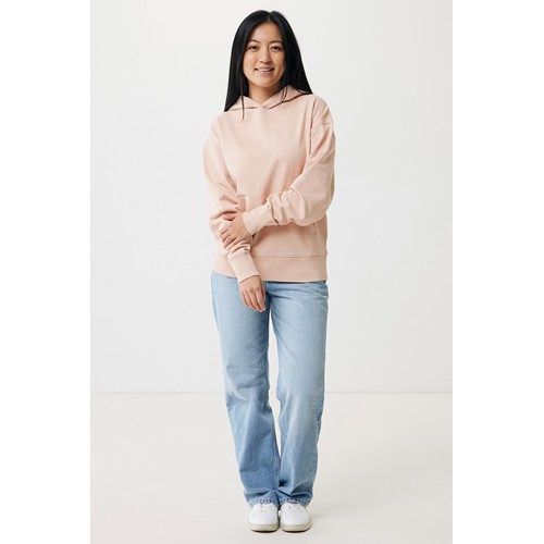 melocotón IQONIQ Yoho Sudadera Capucha Relax Fit Algodón Reciclado