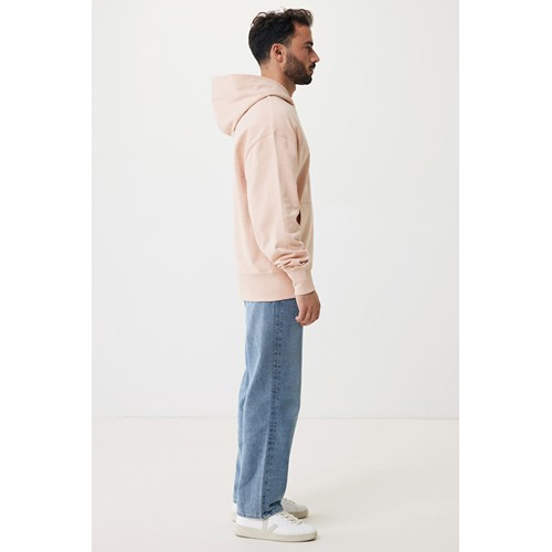 melocotón IQONIQ Yoho Sudadera Capucha Relax Fit Algodón Reciclado