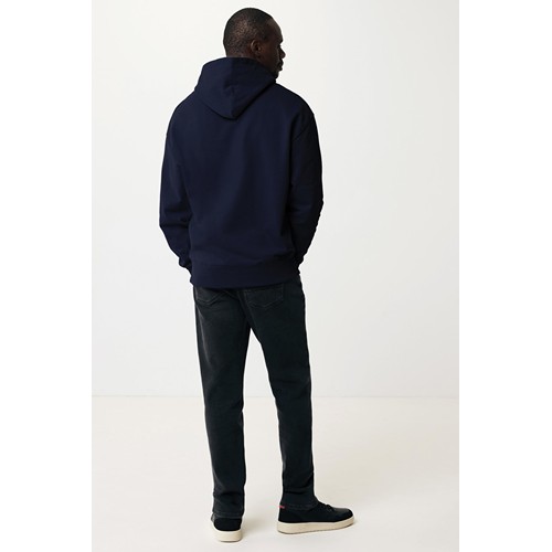 azul marino IQONIQ Yoho Sudadera Capucha Relax Fit Algodón Reciclado