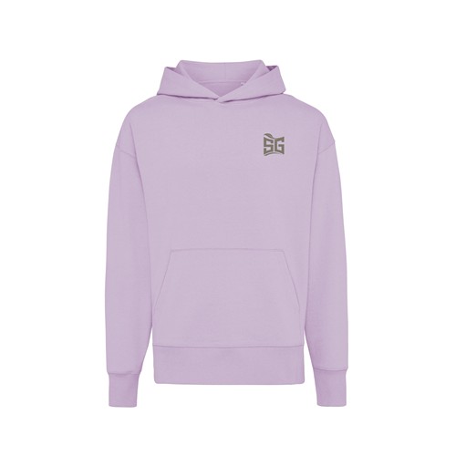 lavanda IQONIQ Yoho Sudadera Capucha Relax Fit Algodón Reciclado