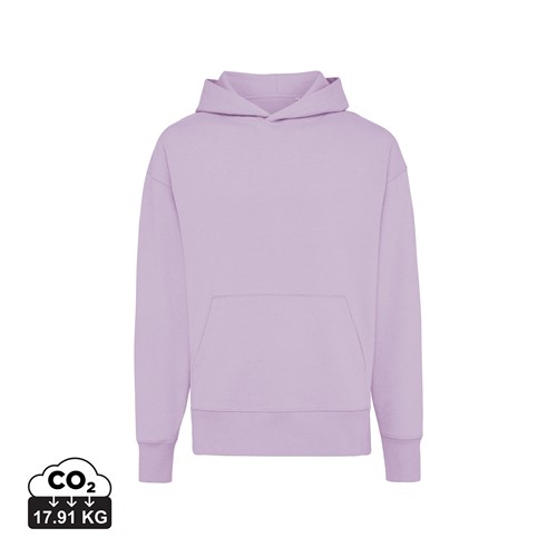 lavanda IQONIQ Yoho Sudadera Capucha Relax Fit Algodón Reciclado
