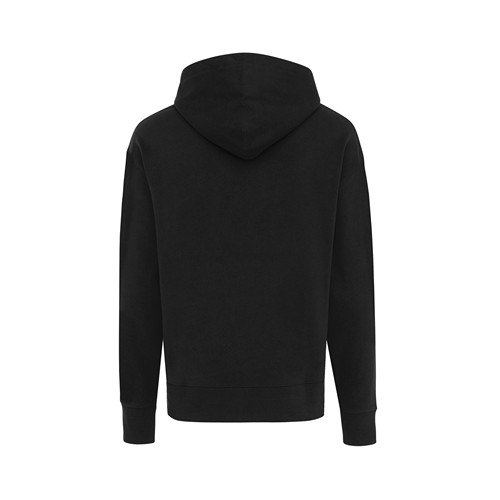 black IQONIQ Yoho Sudadera Capucha Relax Fit Algodón Reciclado