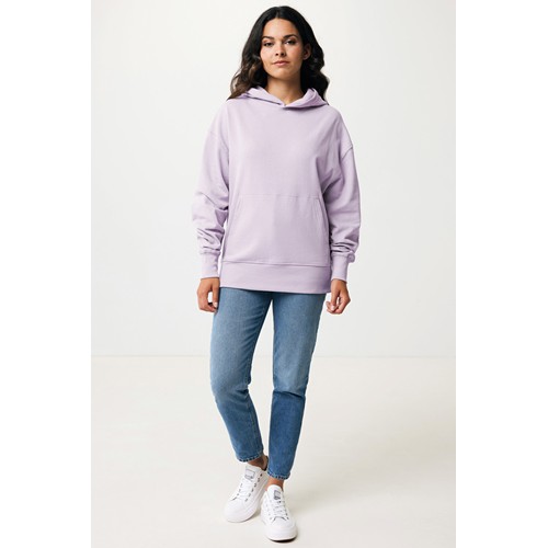 lavanda IQONIQ Yoho Sudadera Capucha Relax Fit Algodón Reciclado