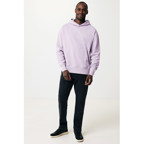 lavanda IQONIQ Yoho Sudadera Capucha Relax Fit Algodón Reciclado
