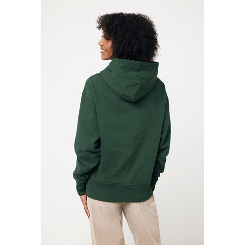 verde bosque IQONIQ Yoho Sudadera Capucha Relax Fit Algodón Reciclado
