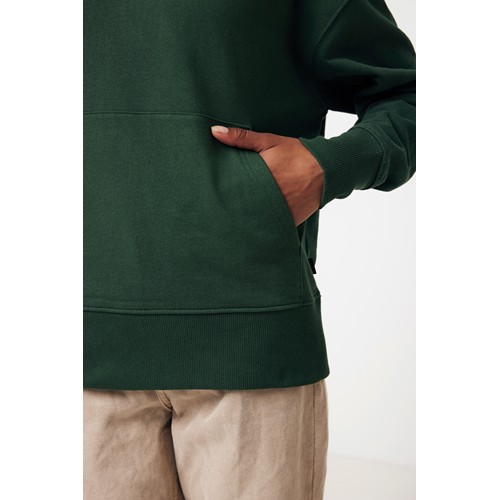 verde bosque IQONIQ Yoho Sudadera Capucha Relax Fit Algodón Reciclado