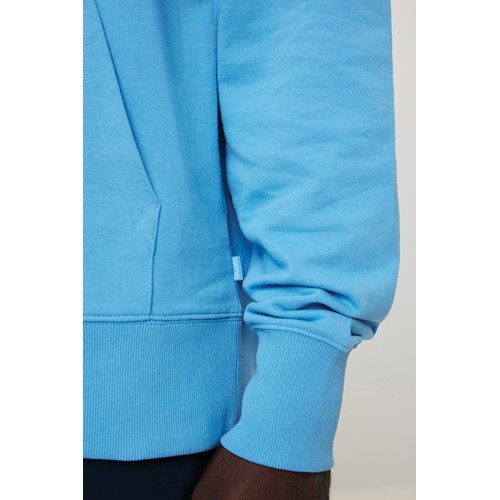 azul claro IQONIQ Yoho Sudadera Capucha Relax Fit Algodón Reciclado