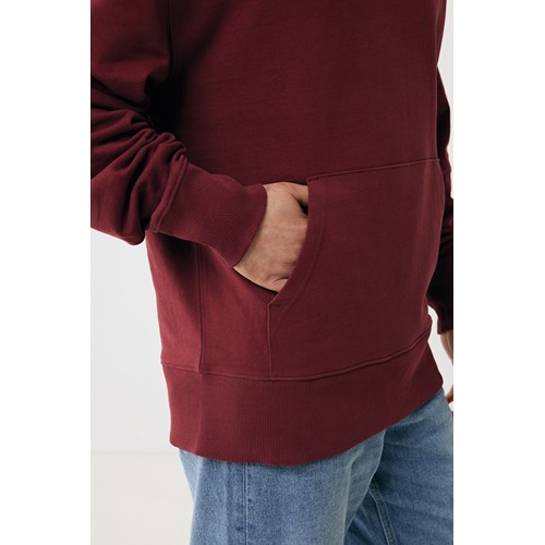 burdeos IQONIQ Yoho Sudadera Capucha Relax Fit Algodón Reciclado