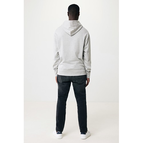 gris chiné IQONIQ Yoho Sudadera Capucha Relax Fit Algodón Reciclado