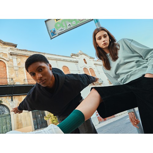 IQONIQ Yoho Sudadera Capucha Relax Fit Algodón Reciclado