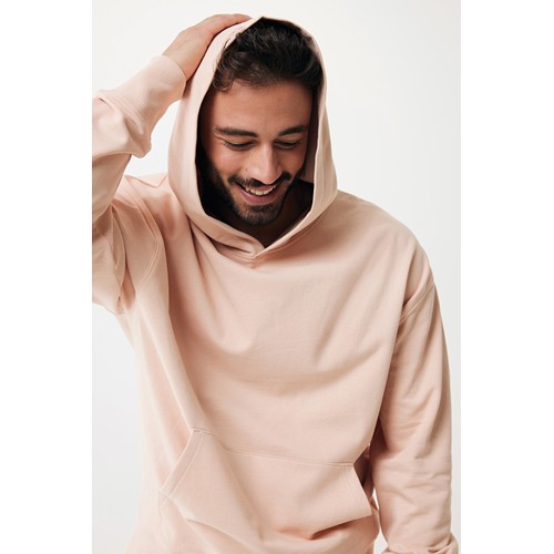 melocotón IQONIQ Yoho Sudadera Capucha Relax Fit Algodón Reciclado