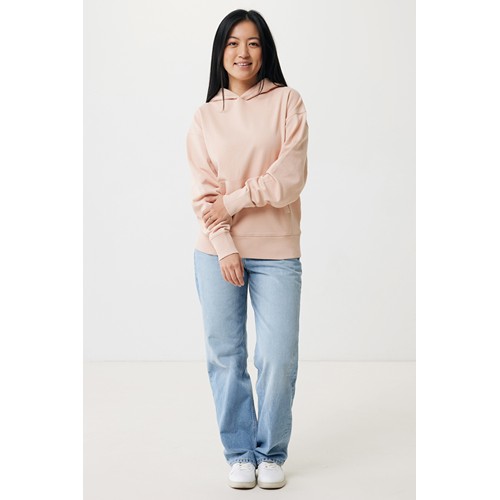 melocotón IQONIQ Yoho Sudadera Capucha Relax Fit Algodón Reciclado