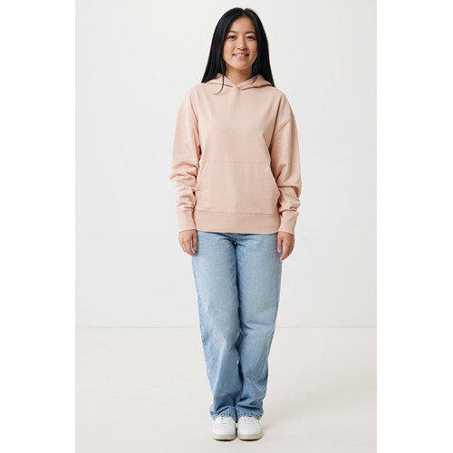 melocotón IQONIQ Yoho Sudadera Capucha Relax Fit Algodón Reciclado