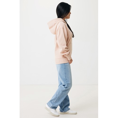 melocotón IQONIQ Yoho Sudadera Capucha Relax Fit Algodón Reciclado