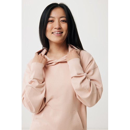 melocotón IQONIQ Yoho Sudadera Capucha Relax Fit Algodón Reciclado