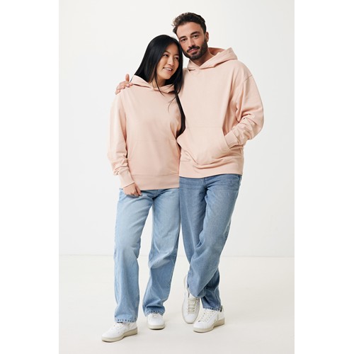 melocotón IQONIQ Yoho Sudadera Capucha Relax Fit Algodón Reciclado