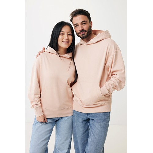 melocotón IQONIQ Yoho Sudadera Capucha Relax Fit Algodón Reciclado
