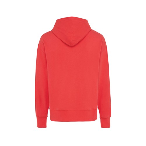 rojo claro IQONIQ Yoho Sudadera Capucha Relax Fit Algodón Reciclado