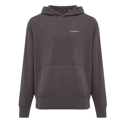 antracita IQONIQ Yoho Sudadera Capucha Relax Fit Algodón Reciclado