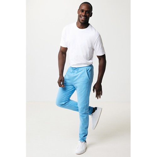 azul claro IQONIQ Cooper Jogger Algodón Reciclado