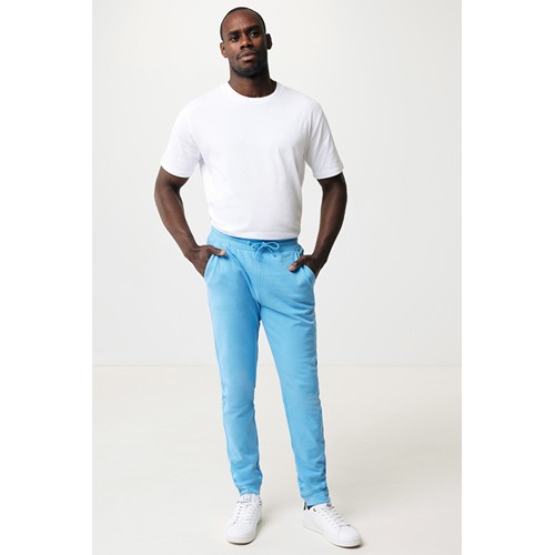 azul claro IQONIQ Cooper Jogger Algodón Reciclado