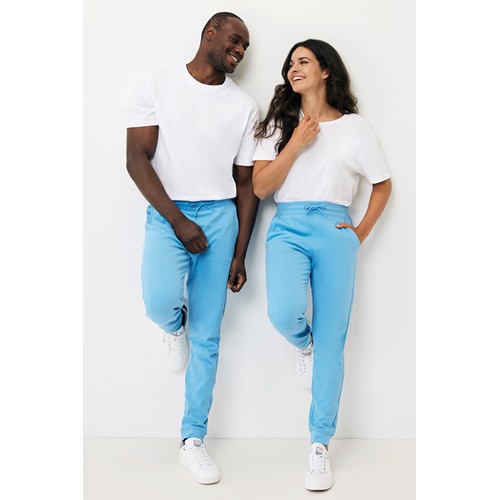 azul claro IQONIQ Cooper Jogger Algodón Reciclado