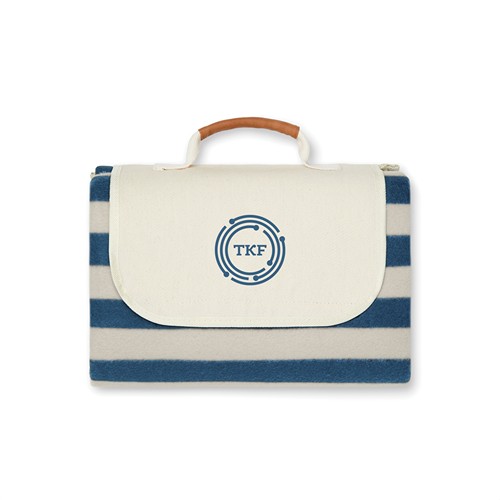 azul marino Manta picnic mediana VINGA Alba GRS RPET