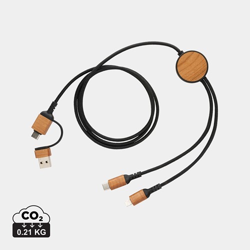 CABLE OHIO 6 EN 1 DE PLÁSTICO RECICLADO CERTIFICADO RCS