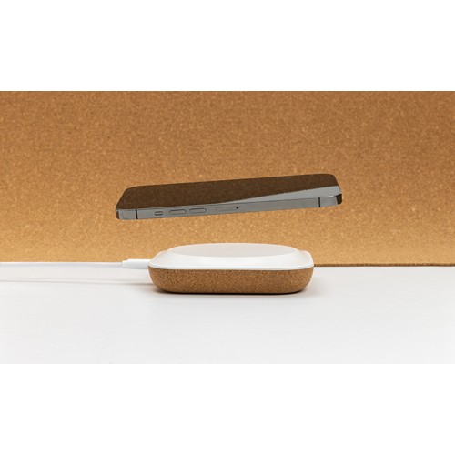 marrón Cargador inalámbrico Oregon plástico RCS y corcho 10W