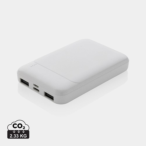 Powerbank 5000 mAh en plastique recyclé RCS - 1
