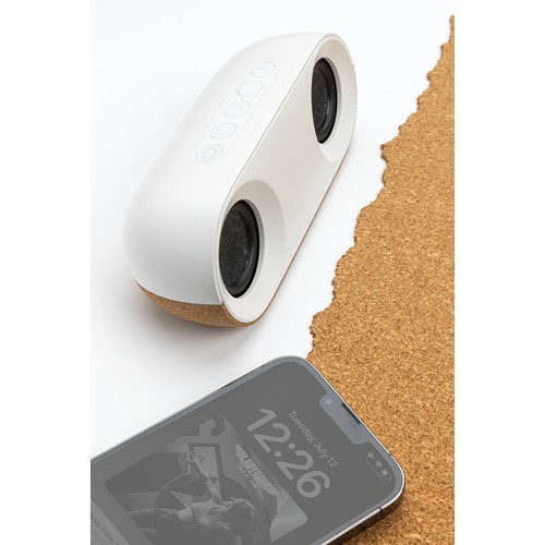 marrón Altavoz Oregon RCS de plástico reciclado y corcho 10W