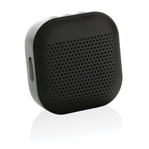 black Altavoz Soundbox 3W de plástico reciclado RCS