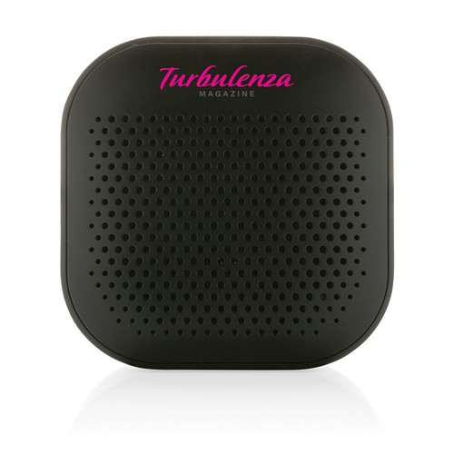 black Altavoz Soundbox 3W de plástico reciclado RCS