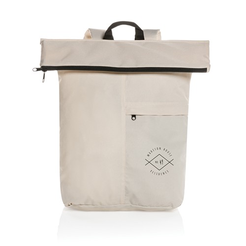 de blanco Mochila Dilon plegable ligera AWARE™ RPET