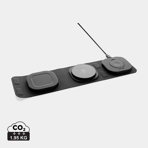 Chargeur sans fil 15W en plastique recyclé RCS Swiss Peak - 1