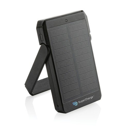 black Batería solar Skywave RCS rplastic 5000 mah 10W inalámbrica