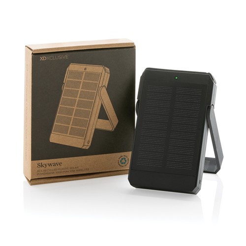 Powerbank solaire 5000 mAh et 10W en plastique RCS Skywave - 13