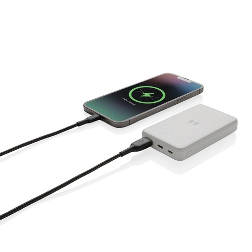 Batería inalámbrica 5W plástico RCS reciclado 5.000 mAh