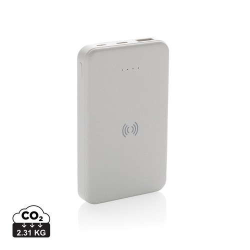 Batería inalámbrica 5W plástico RCS reciclado 5.000 mAh