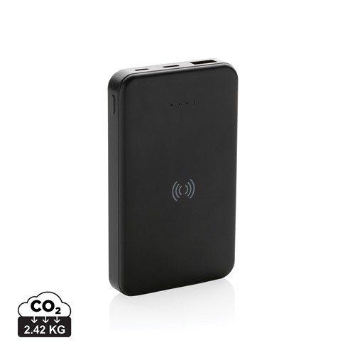 Powerbank 5000mAh avec induction 5W en plastique recyclé RCS - 1