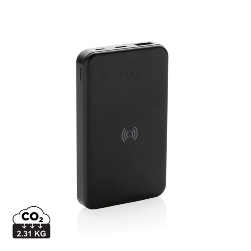 Powerbank inalámbrico 5W plástico RCS reciclado 5.000 mAh