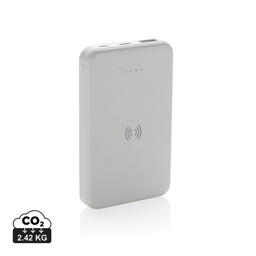 POWERBANK INALÁMBRICO 5W PLÁSTICO RCS RECICLADO 5.000 MAH