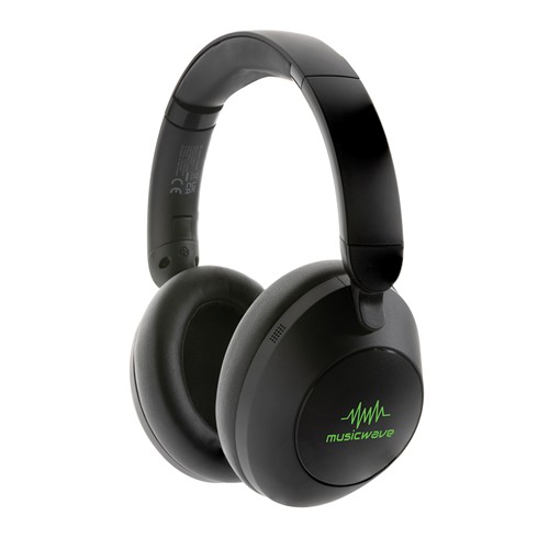black Auriculares Urban Vitamin Cupertino RCS rplastic ANC