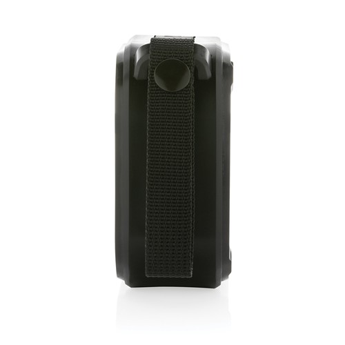 black Altavoz solar inalámbrico 3W sunwave plástico reciclado RCS