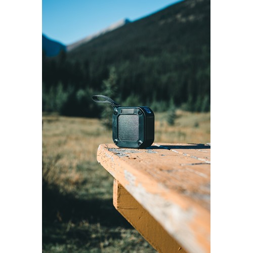 black Altavoz solar inalámbrico 3W sunwave plástico reciclado RCS