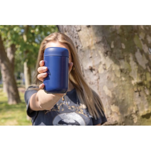 Vaso de acero inoxidable reciclado certificado Brew RCS