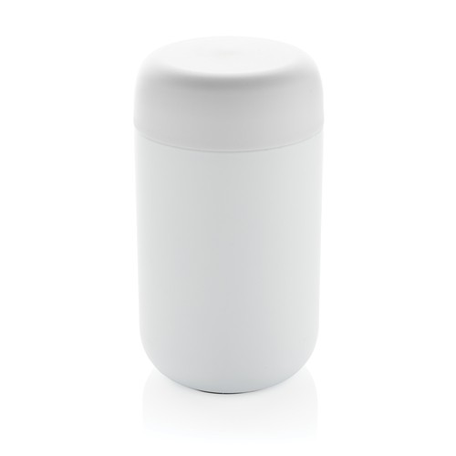 white Vaso de acero inoxidable reciclado certificado Brew RCS