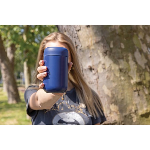 blue Vaso de acero inoxidable reciclado certificado Brew RCS